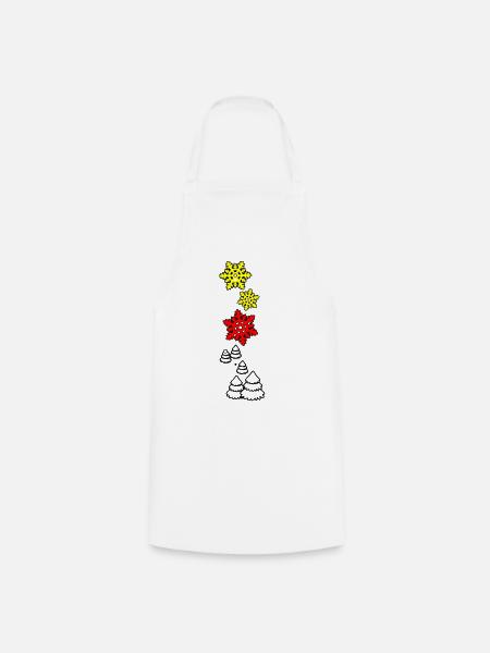 Winter - Cooking Apron - white