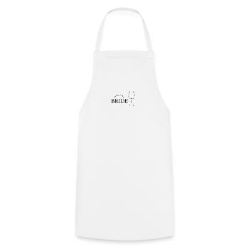 Bride_On_Cloud_Wine - Cooking Apron - white - Front - AI Model Male 185 dark (185cm)