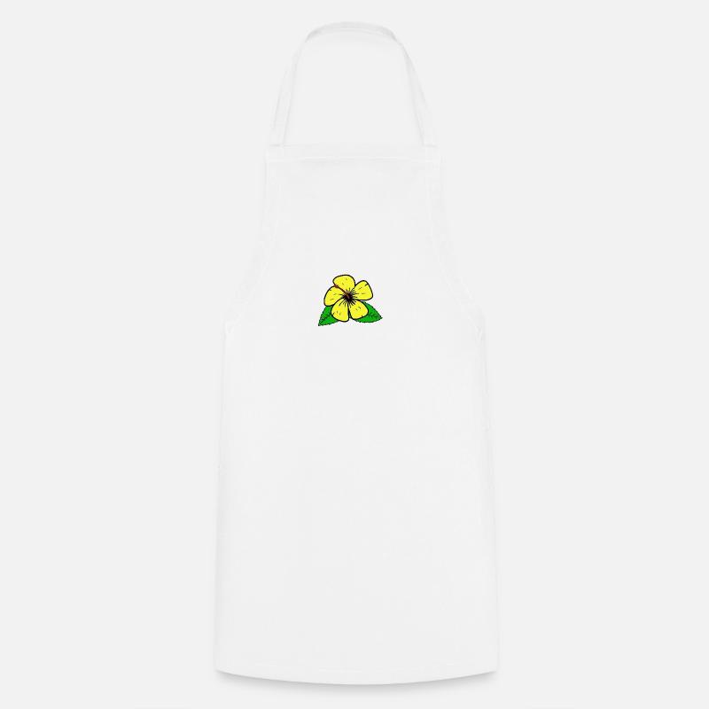 Fleur tropicale - Tablier de cuisine - blanc