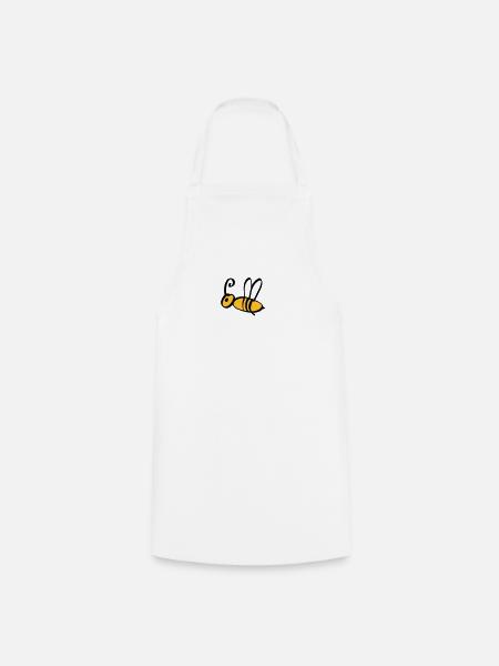 bee / honeybee 2c - Kochschürze - Weiß