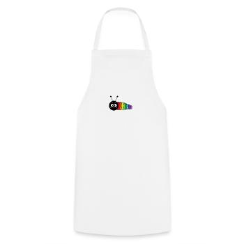 Chenille - Tablier de cuisine - blanc - Devant - AI Model Male 185 dark (185cm)