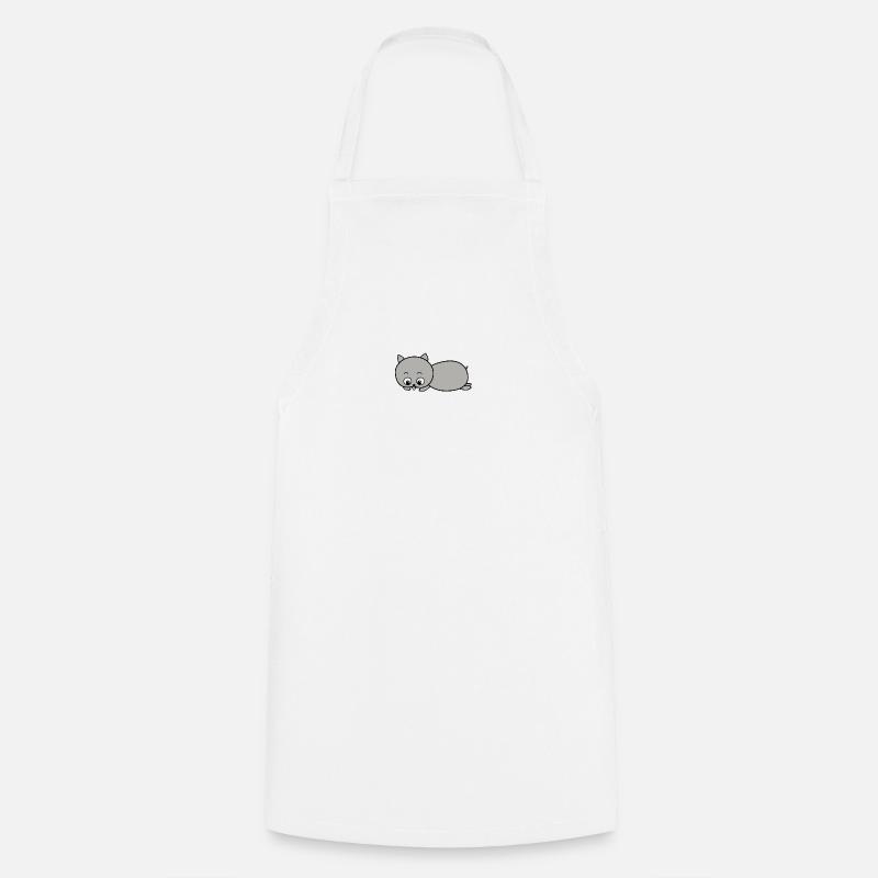 Dog - Cooking Apron - white