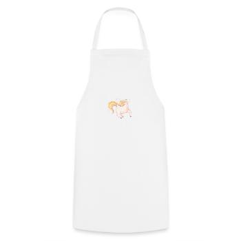 Pony for children - Cooking Apron - white - Front - AI Model Male 185 dark (185cm)