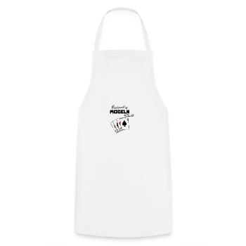 Cheating Official Shirt - Cooking Apron - white - Front - AI Model Male 185 dark (185cm)