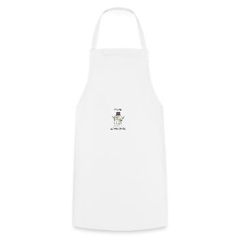 Frohe Weihnachten Schneemann Design - Kochschürze - Weiß - Vorne - AI Model Male 185 dark (185cm)