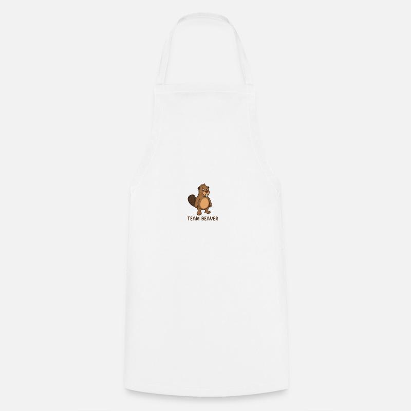 Team Beaver - Kochschürze - Weiß