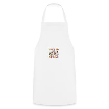 Let’s Go Ghouls - Tablier de cuisine - blanc - Devant - AI Model Male 185 dark (185cm)