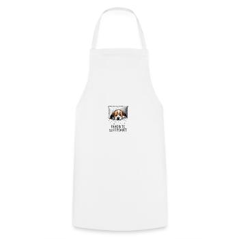Beagle Favorite Sleepshirt - Kochschürze - Weiß - Vorne - AI Model Male 185 dark (185cm)