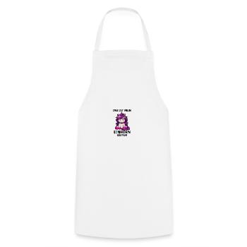 This is my unicorn costume - Cooking Apron - white - Front - AI Model Male 185 dark (185cm)