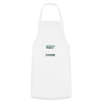 Livre d’or 27 Signe d’anniversaire pour enfants - Tablier de cuisine - blanc - Devant - AI Model Male 185 dark (185cm)