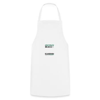 Guestbook 38 Birthday Sign Children's - Cooking Apron - white - Front - AI Model Male 185 dark (185cm)