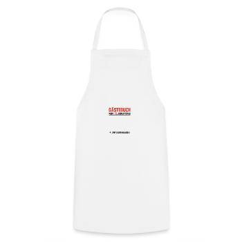Livre d’or 15 Anniversaire Nous y étions - Tablier de cuisine - blanc - Devant - AI Model Male 185 dark (185cm)