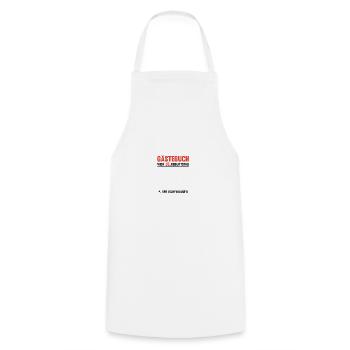 Livre d’or 16 Anniversaire Nous y étions - Tablier de cuisine - blanc - Devant - AI Model Male 185 dark (185cm)