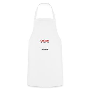 Livre d’or 47 Anniversaire Nous y étions - Tablier de cuisine - blanc - Devant - AI Model Male 185 dark (185cm)