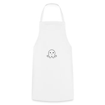 Pieuvre - Tablier de cuisine - blanc - Devant - AI Model Male 185 dark (185cm)