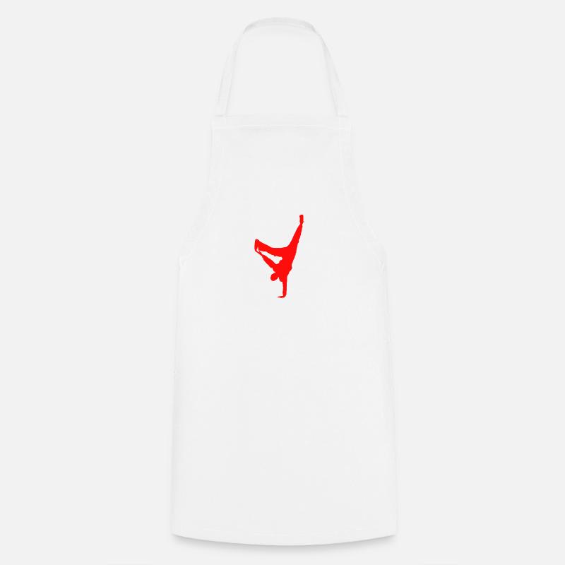 break dancing - Cooking Apron - white