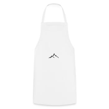 mountain - Cooking Apron - white - Front - AI Model Male 185 dark (185cm)