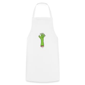 pince Zombie - Tablier de cuisine - blanc - Devant - AI Model Male 185 dark (185cm)