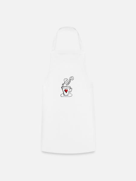 Tee & Camogie. - Kochschürze - Weiß