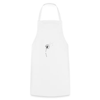 Pusteblume Saint-Valentin - Tablier de cuisine - blanc - Devant - AI Model Male 185 dark (185cm)