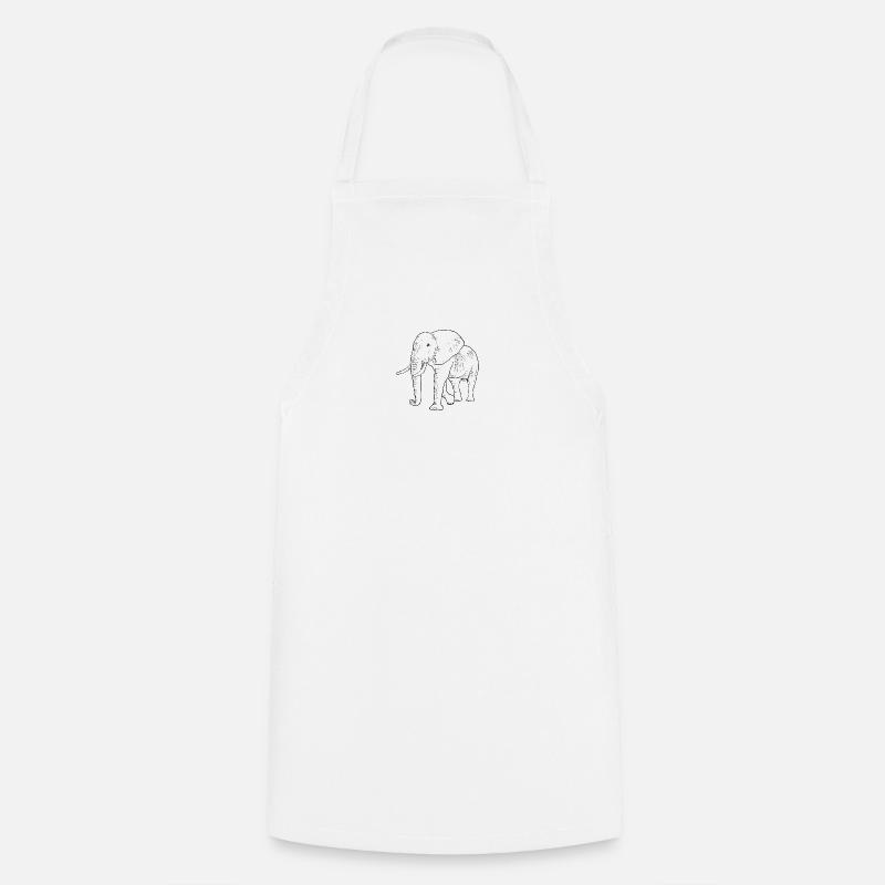 Journée de l’Afrique - Tablier de cuisine - blanc
