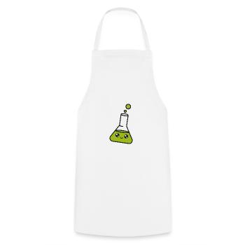 Chemistry - Cooking Apron - white - Front - AI Model Male 185 dark (185cm)