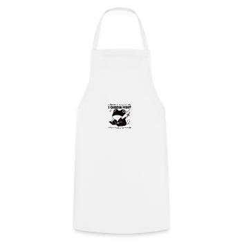 I choose fight - Cooking Apron - white - Front - AI Model Male 185 dark (185cm)