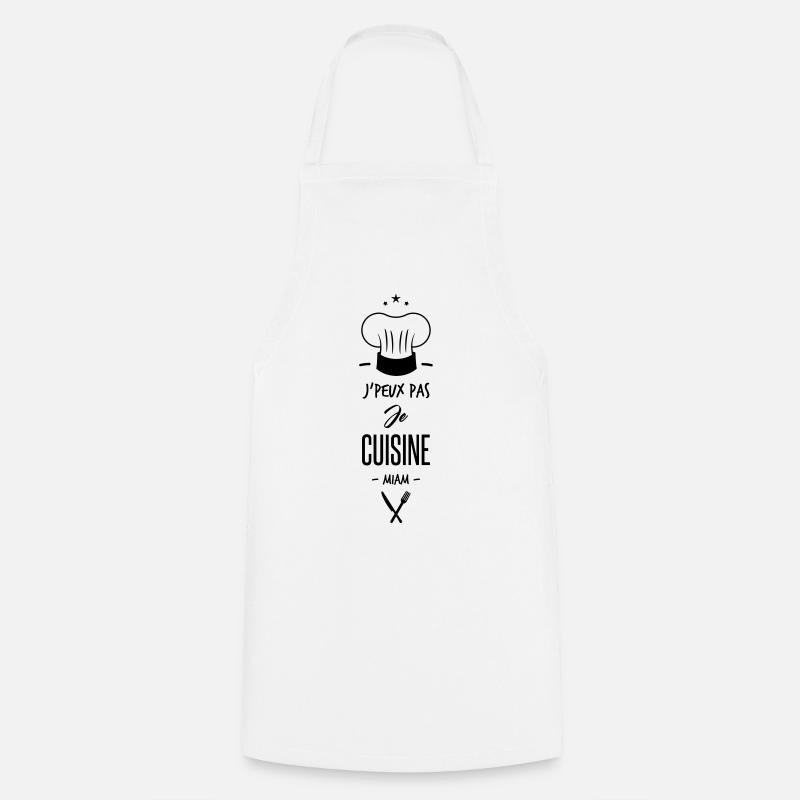 je cuisine - Tablier de cuisine - blanc