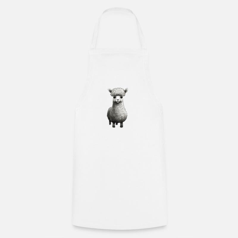 Sweet alpaca - Cooking Apron - white