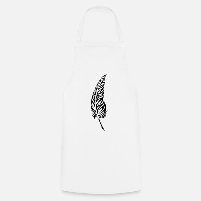 Feather-1 - Kochschürze - Weiß