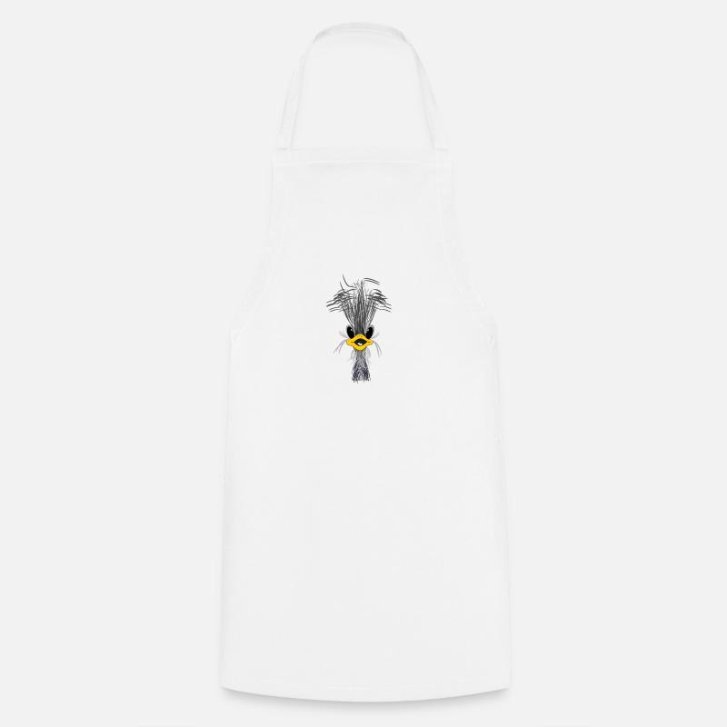 OSTRICH - Cooking Apron - white