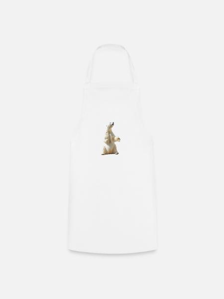 polar bear north pole north pole alaska6 - Cooking Apron - white