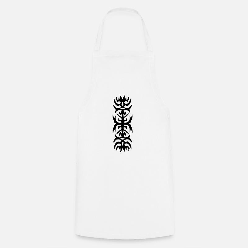 tribal_68 - Tablier de cuisine - blanc