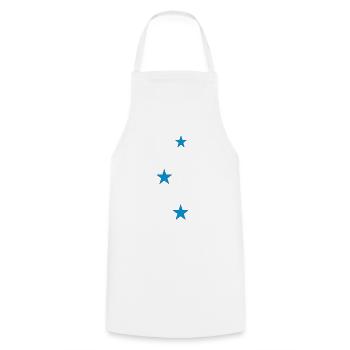 star - Cooking Apron - white - Front - AI Model Male 185 dark (185cm)