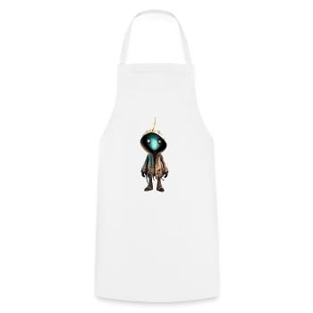 Cute monster - Cooking Apron - white - Front - AI Model Male 185 dark (185cm)