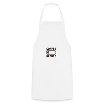 Coffee Cup Coffee Bean Gift Coffee Caffeine - Cooking Apron - white - Front - AI Model Male 185 dark (185cm)