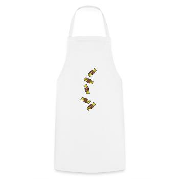 candy_sweets_ay3 - Cooking Apron - white - Front - AI Model Male 185 dark (185cm)