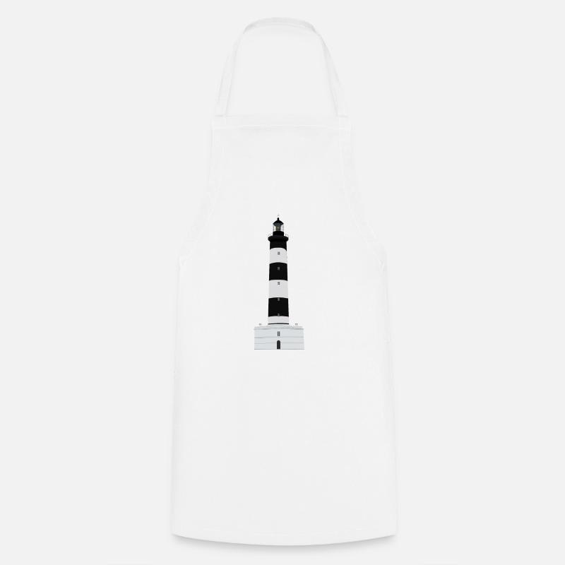 Phare de Chassiron - île d'Oléron - Tablier de cuisine - blanc