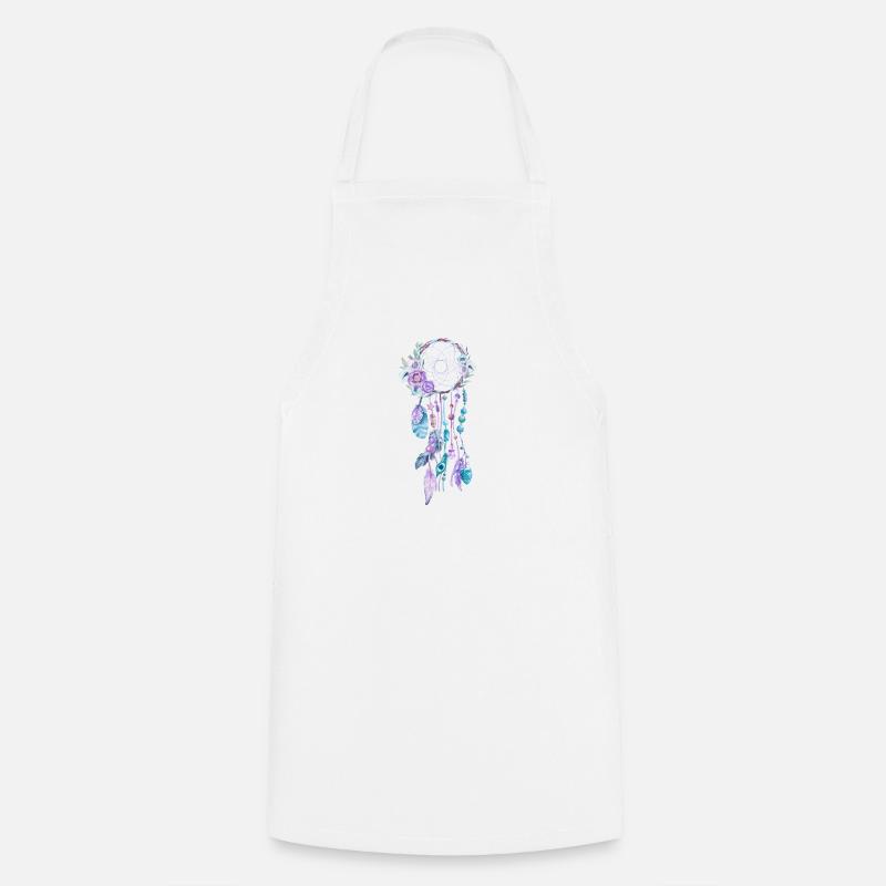 dream catcher - Cooking Apron - white