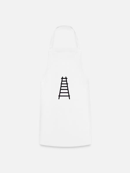Leiter - Kochschürze - Weiß