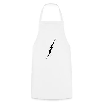 lightning - Cooking Apron - white - Front - AI Model Male 185 dark (185cm)