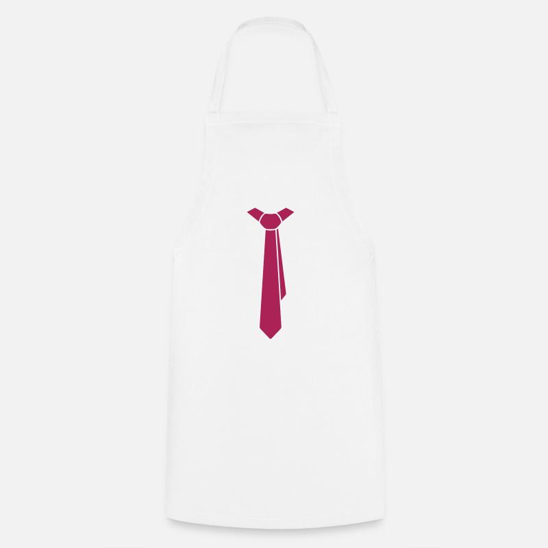 Cravate - Tablier de cuisine - blanc