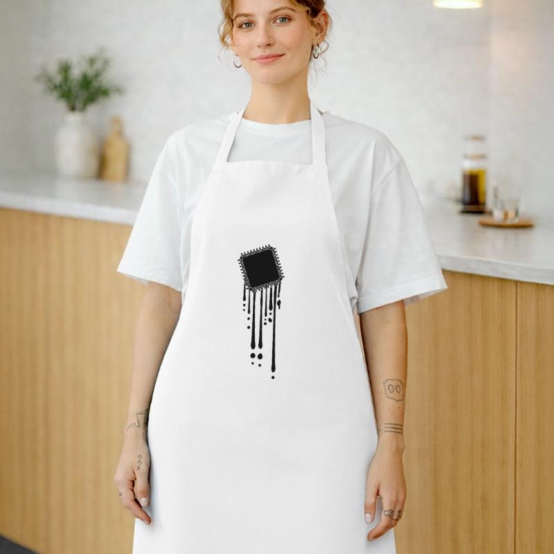 processor melt drops graffiti cpu computer Cooking Apron