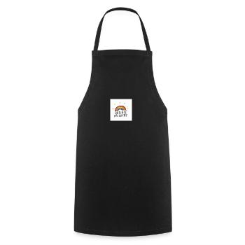 Logo - Kochschürze - Schwarz - Vorne - AI Model Male 185 dark (185cm)