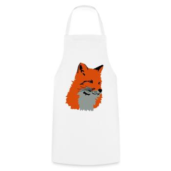 renard - Tablier de cuisine - blanc - Devant - AI Model Male 185 dark (185cm)
