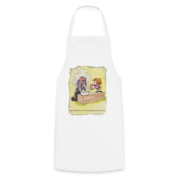 Thelwell - Pony with Eukalyptus - Tablier de cuisine - blanc - Devant - AI Model Male 185 dark (185cm)