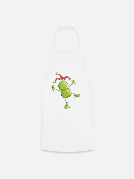Karneval Frosch - Kochschürze - Weiß