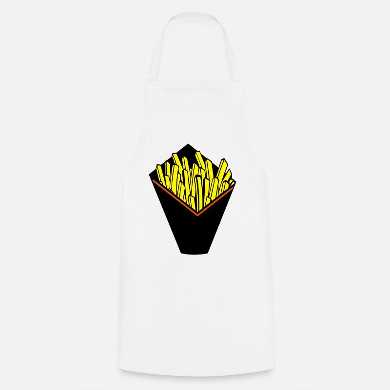 CORNET DE FRITE - Tablier de cuisine - blanc