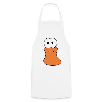 Canards canards - Tablier de cuisine - blanc - Devant - AI Model Male 185 dark (185cm)