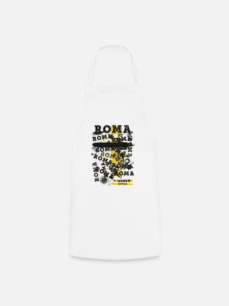 Rom Roma Italien Stadt Skyline Heimat Liebe - Kochschürze - Weiß